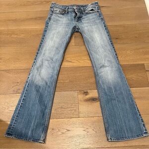 7 for All Mankind Low Rise Flare Jeans Size 24
